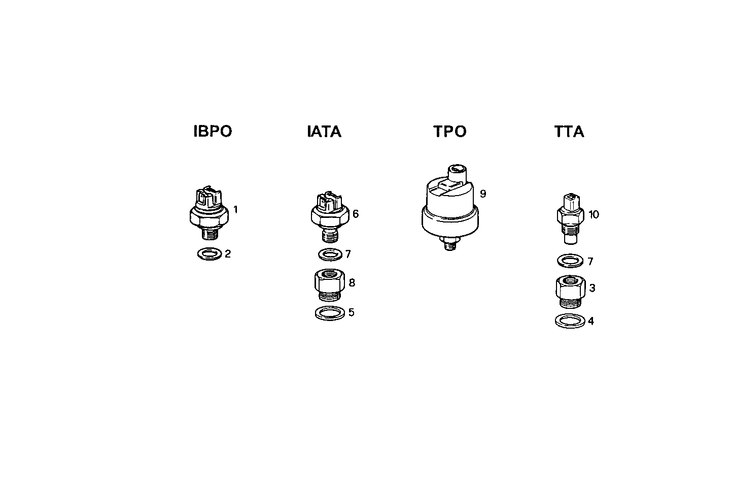 SENDER UNITS FOR INSTRUMENTS - 8061SRM24.10 8061SRM24 parts diagram