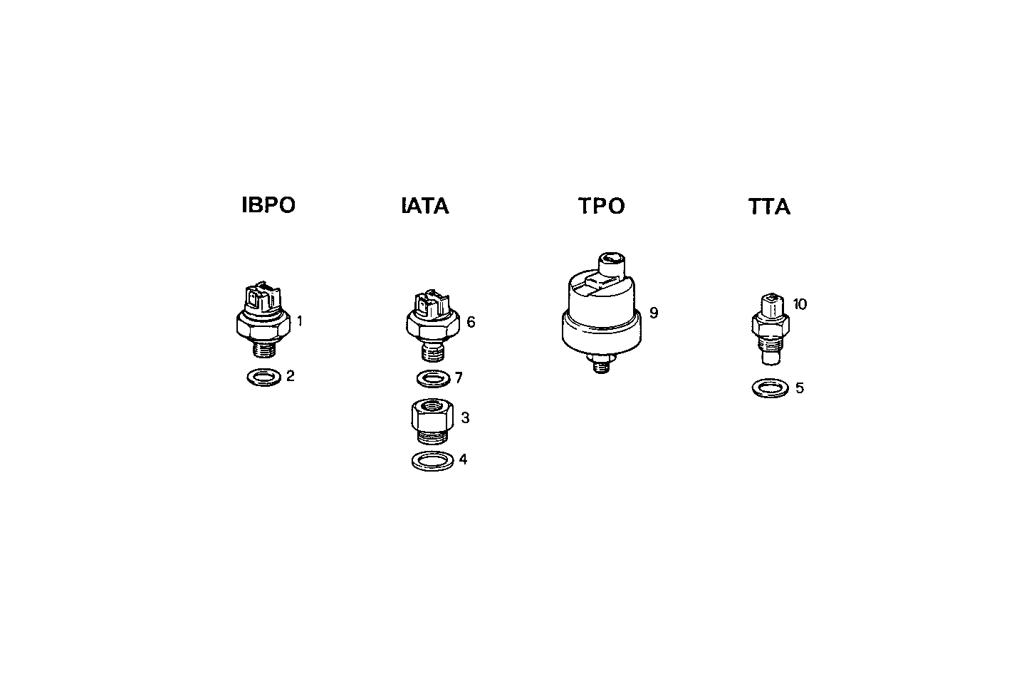 SENDER UNITS FOR INSTRUMENTS - 8061SRM24.10 8061SRM24 parts diagram