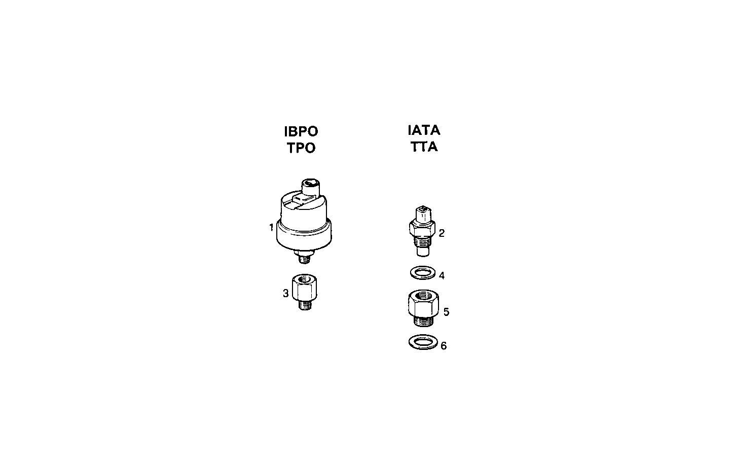 SENDER UNITS FOR INSTRUMENTS - 8061C05.01 8061C05 parts diagram