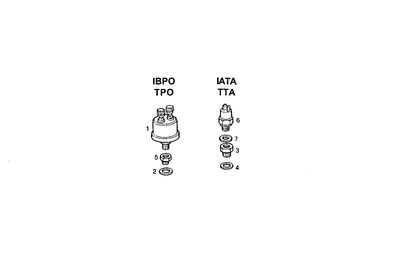 SENDER UNITS FOR INSTRUMENTS - 8210Si02.00 8210Si02 parts diagram