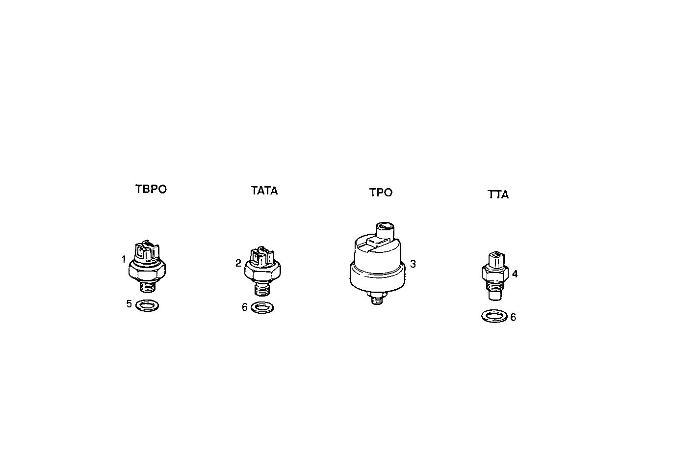 SENDER UNITS FOR INSTRUMENTS - 8210SRM40.30 8210SRM40 parts diagram