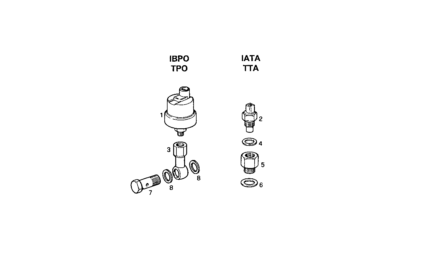 SENDER UNITS FOR INSTRUMENTS - 8061Si40.00 8061Si40 parts diagram