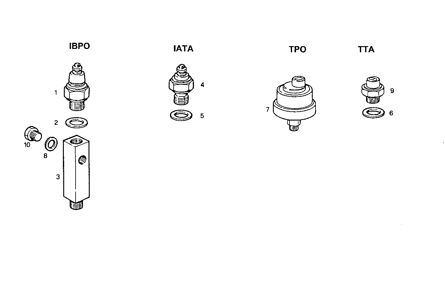 SENDER UNITS ALARMS INSTRUMENT - 12/24V - 8281SRi26.02 8281SRi26 parts diagram