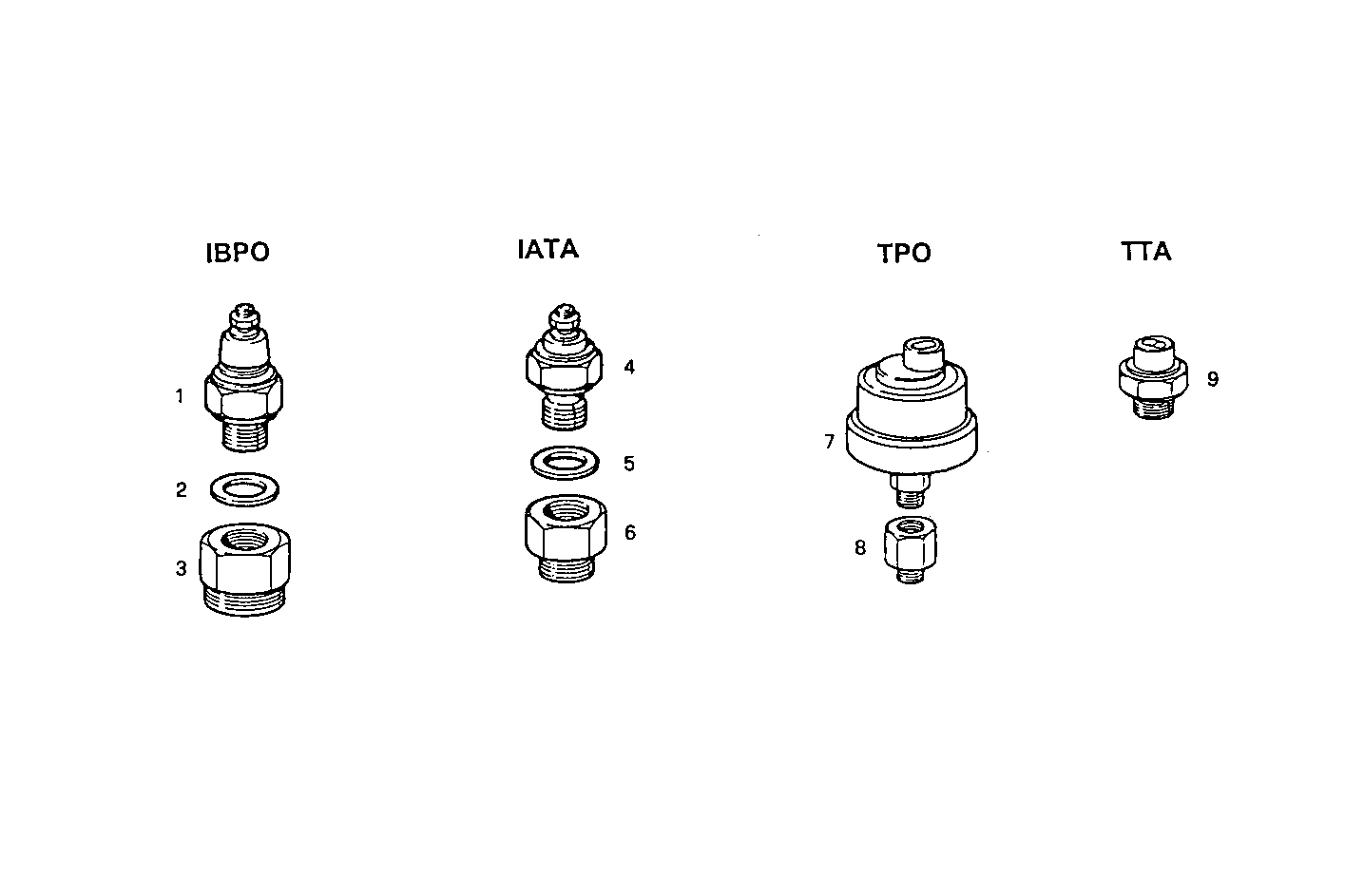 SENDER UNITS ALARMS INSTRUMENT - 12/24V - 7450Si10.05 7450Si10 parts diagram