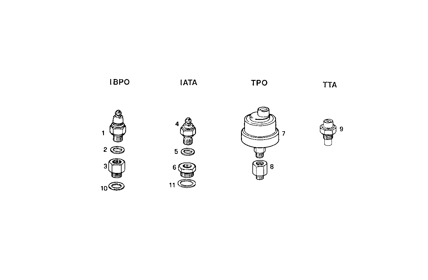 SENDER UNITS ALARMS INSTRUMENT - 12/24V - 8141i07.01 8141i07 parts diagram