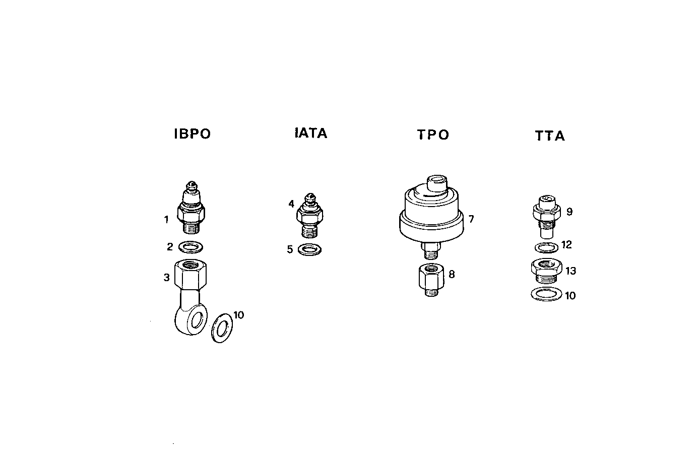 SENDER UNITS ALARMS INSTRUMENT - 12/24V - 8361SRi12.00 8361SRI12 parts diagram