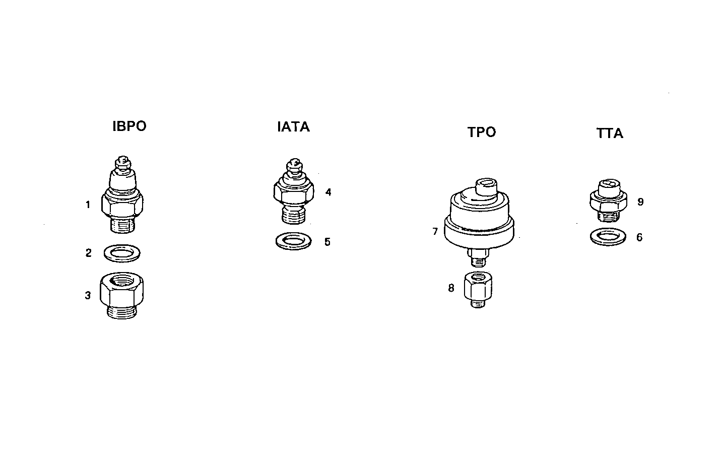 SENDER UNITS ALARMS INSTRUMENT - 12/24V - 8460SRi11.00A004 8460SRi11 parts diagram