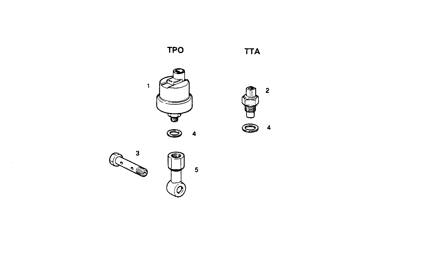 SENDER UNITS HWT/LOP - 12/24V - PU8045E00.00A101 PU8045E00 parts diagram