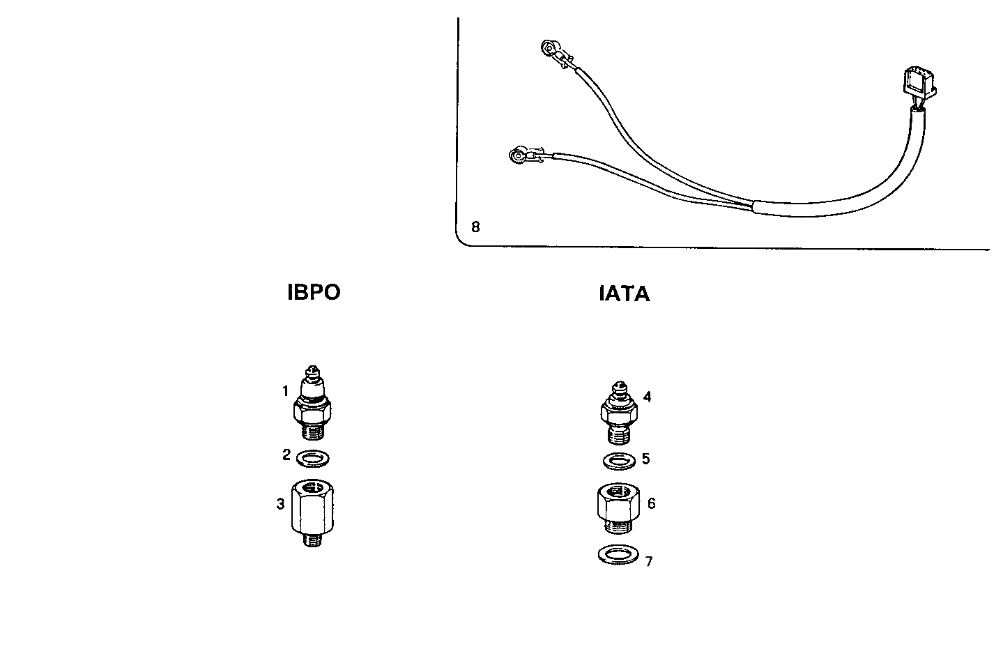 SENDER UNITS HWT/LOP - 12/24V - 8140C00.00 8140C00 parts diagram