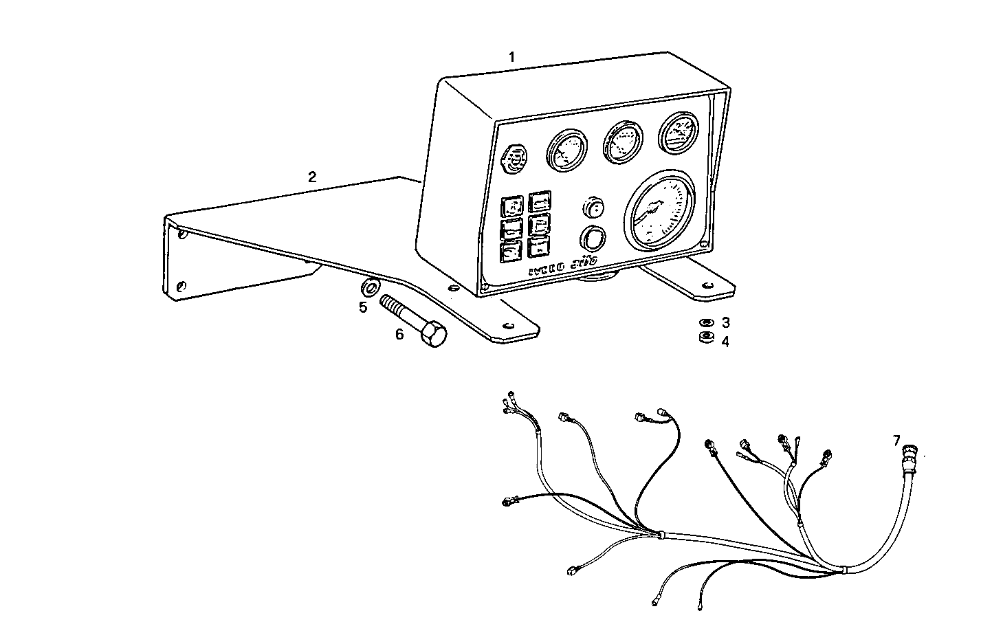 ELECTRIC INSTRUMENTS PANEL - PU8281Si10.00A101 PU8281SI10 parts diagram