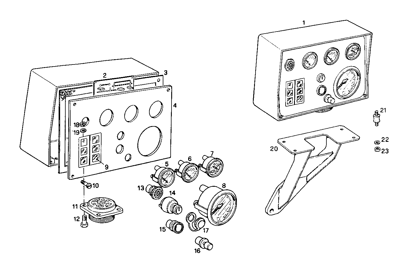 ELECTRIC INSTRUMENTS PANEL - GE8281SRM44.10A60E GE8281SRM44 parts diagram