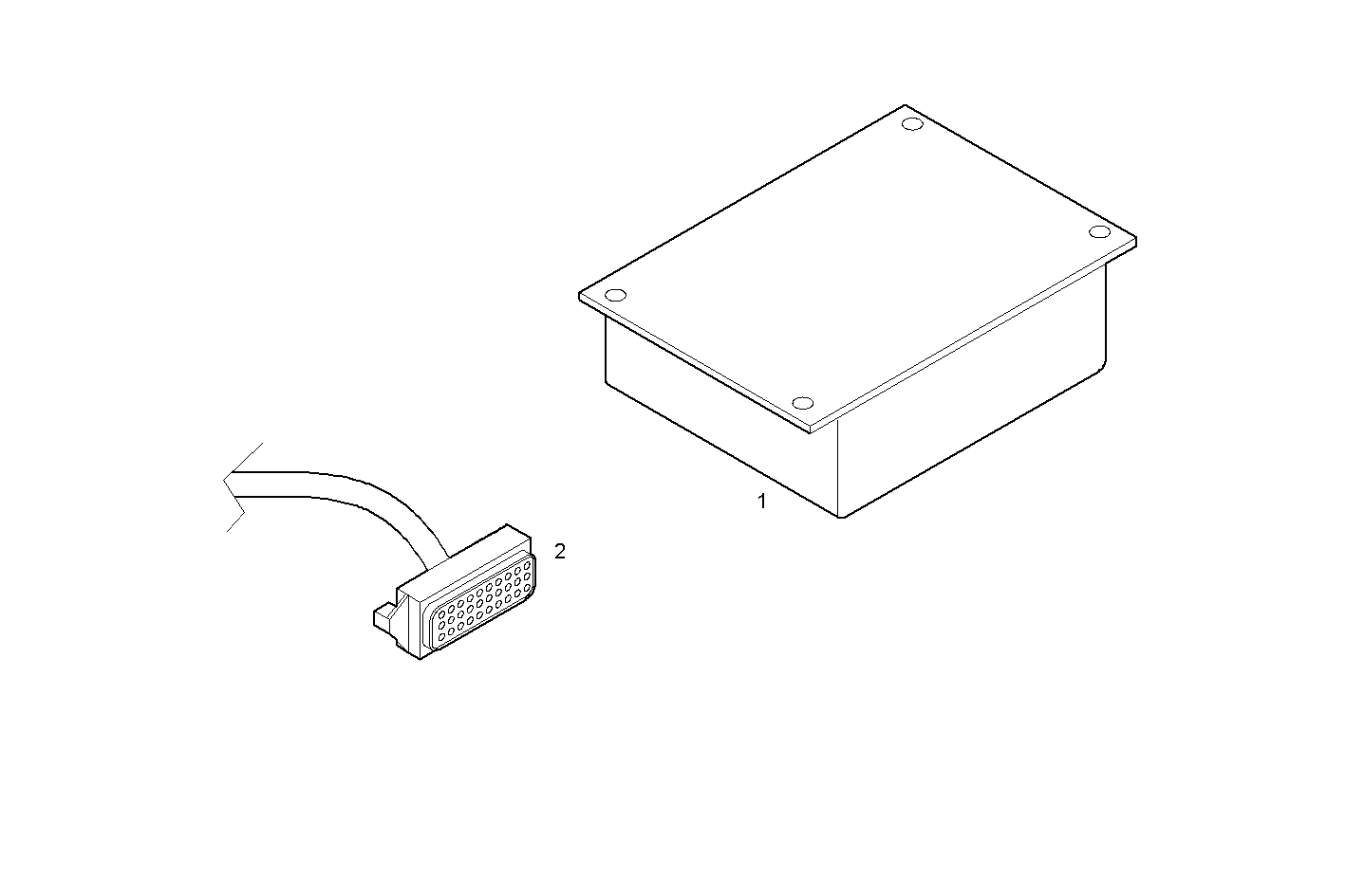 CAN-BUS CONVERTER - N40ENTM25.10 NEF 4 electron. parts diagram