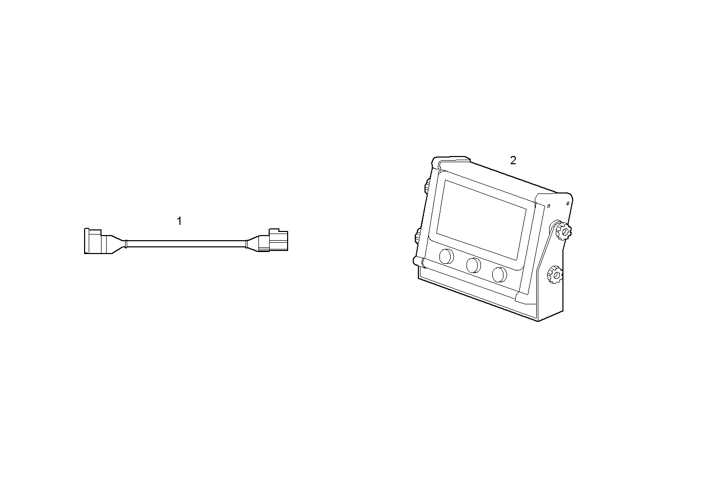DIGITAL PANEL 12/24V - C78ENTM30.10-D 01/04 CURSOR 8 parts diagram