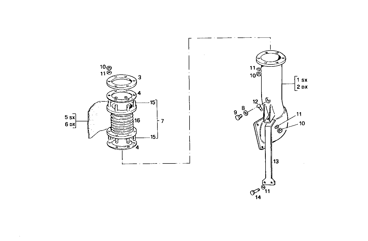 UPWARD REAR EXHAUST ELBOW - 8281SRM70.30 8281SRM70 parts diagram