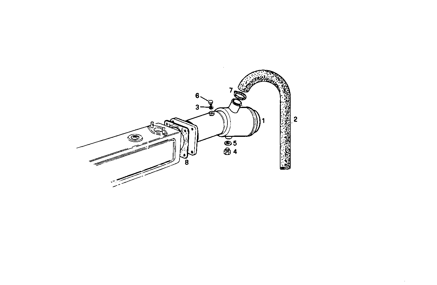 GAS-WATER MIXER WITH STERN OUTLET - 8065M12.00 8065M12 parts diagram