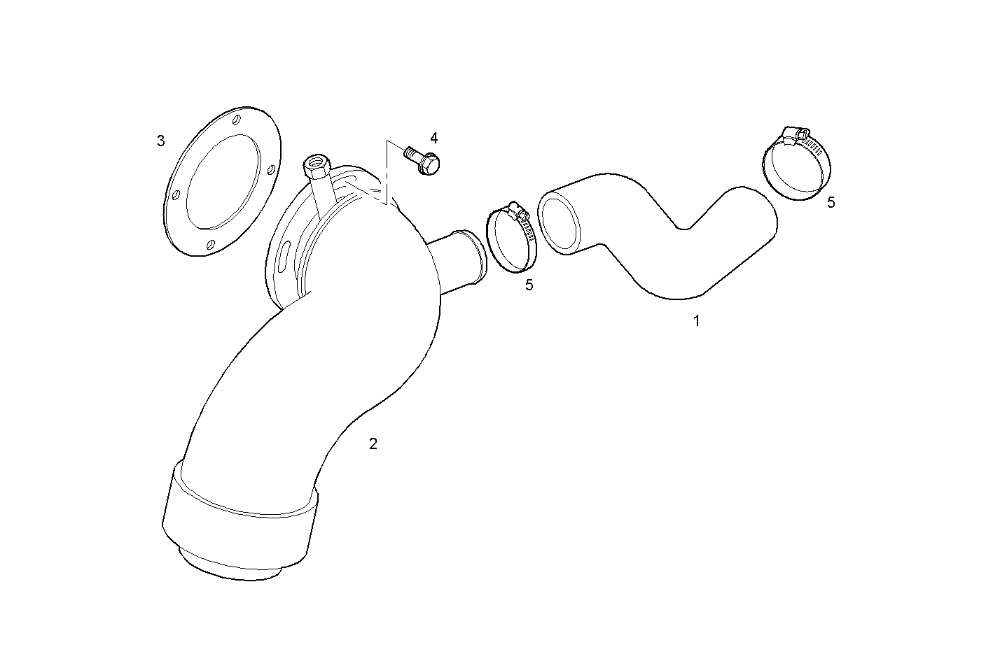 GAS-WATER MIXER WITH STERN OUTLET - N60ENTM40.10 NEF 6 electron. parts diagram