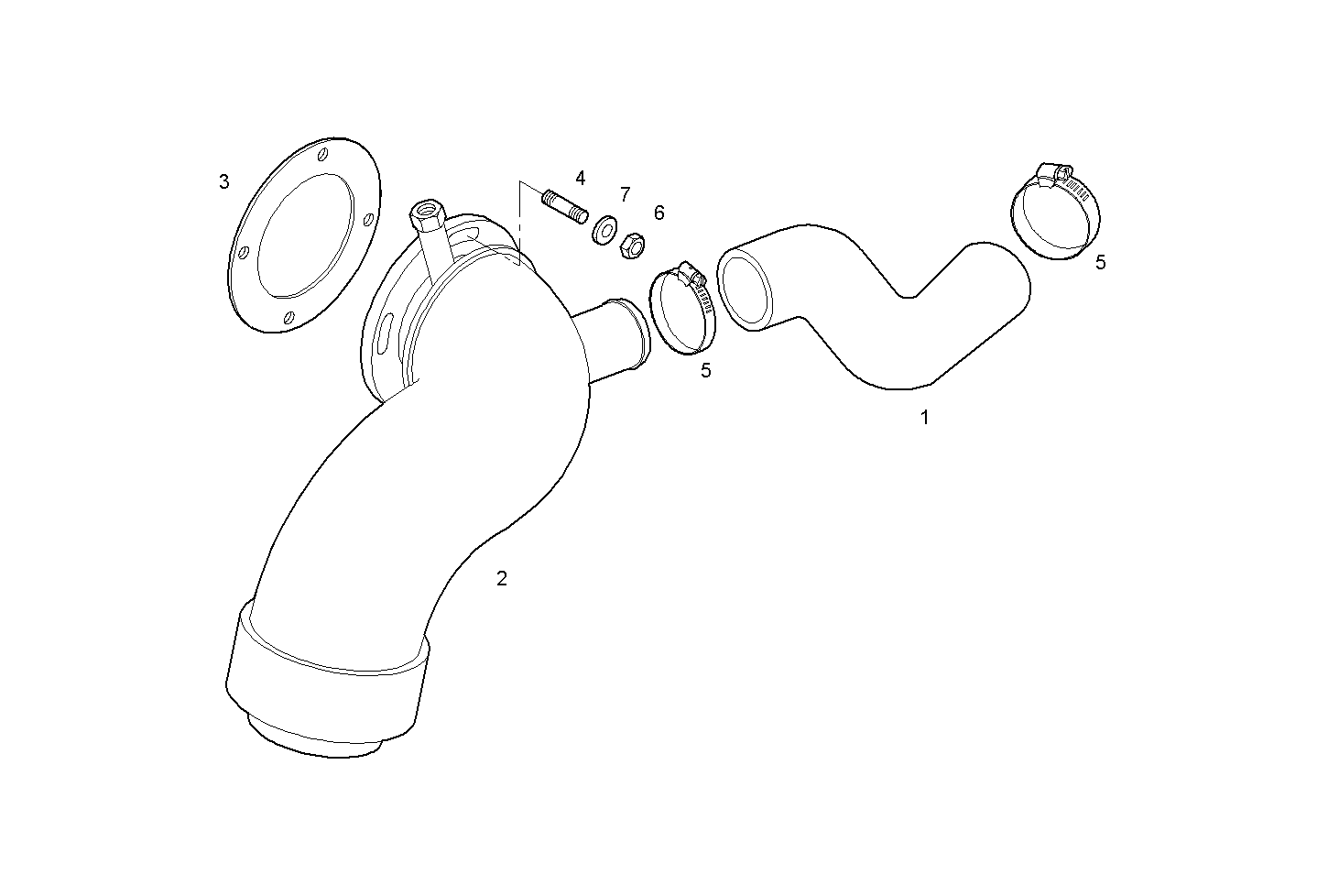GAS-WATER MIXER WITH STERN OUTLET - N67MNTM28.30 NEF 6 mechanic. parts diagram