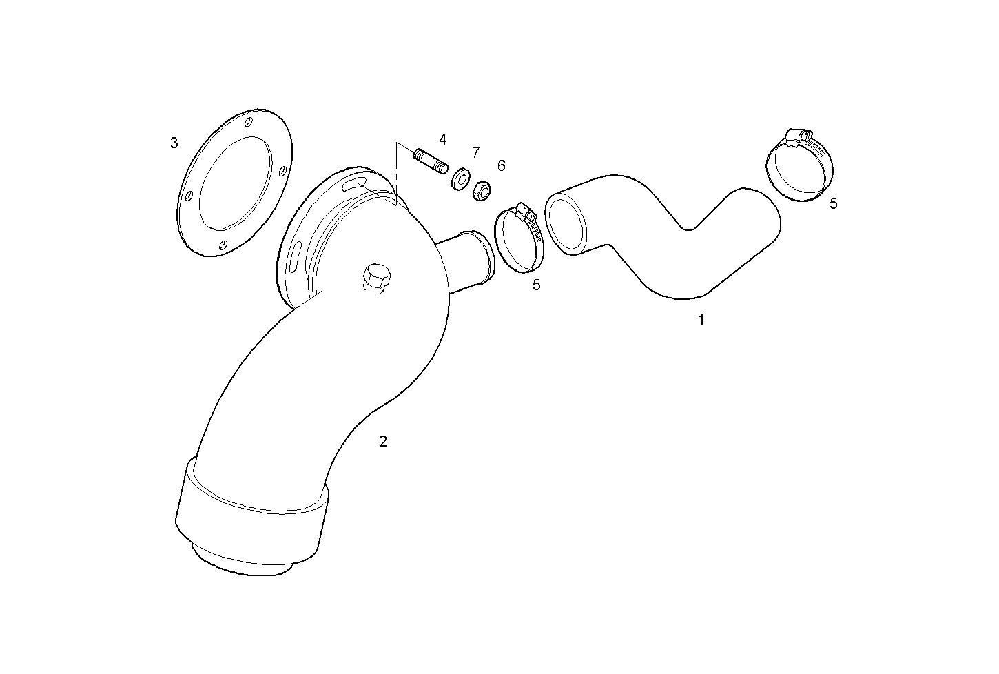 GAS-WATER MIXER WITH STERN OUTLET - N40ENTM25.10 NEF 4 electron. parts diagram