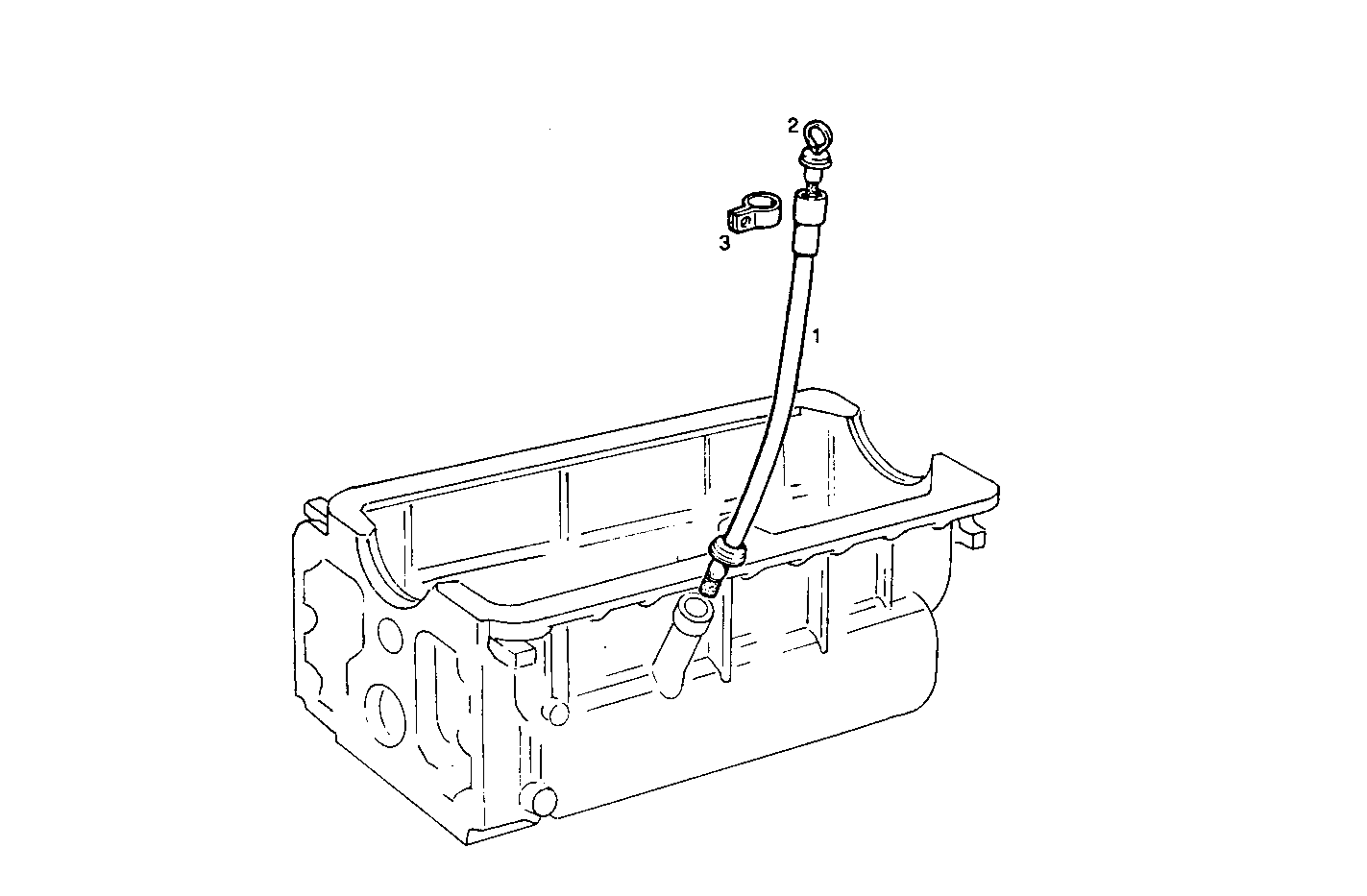 LONG OIL DIPSTICK LEFT SIDE - 8035E00.00 8035E00 parts diagram