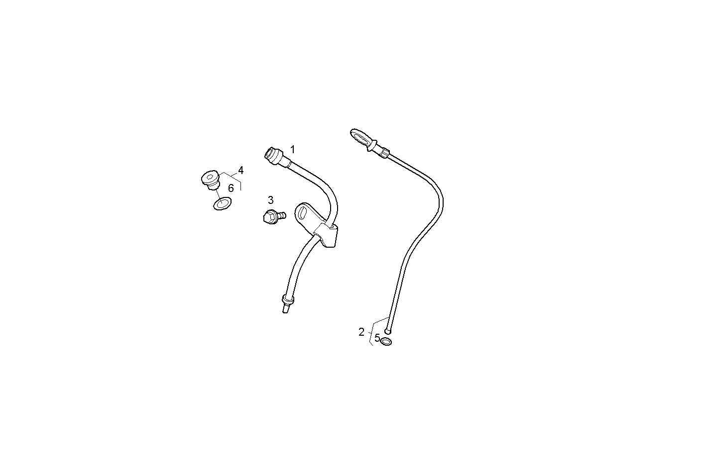SHORT OIL DIPSTICK RIGHT SIDE - N67MSTD23.00 NEF 6 mechanic. - TIER 2 parts diagram