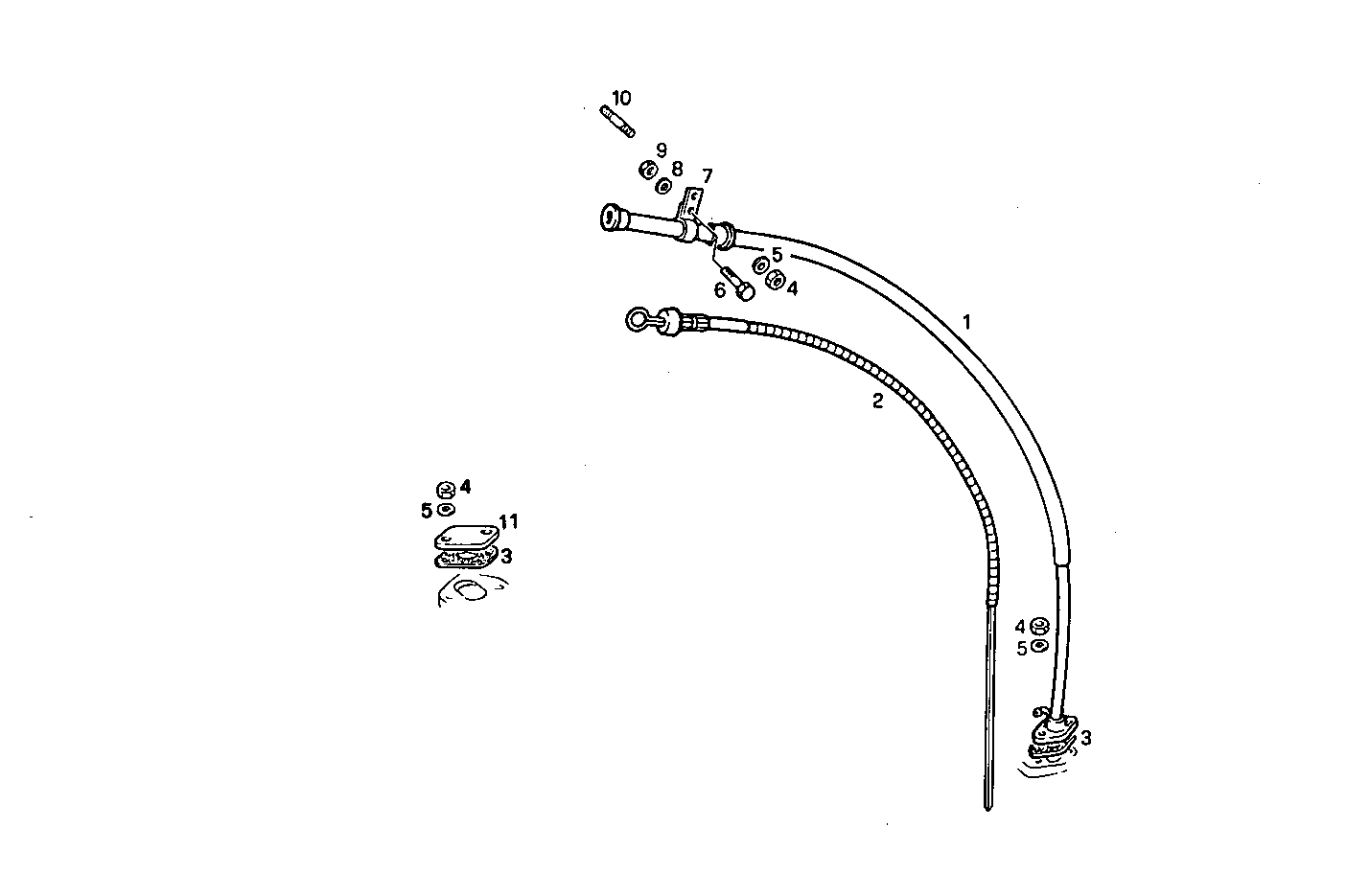 OIL DIPSTICK FOR FLAT OIL SUMP LEFT SIDE - 8061SRM25.33 8061SRM25 parts diagram