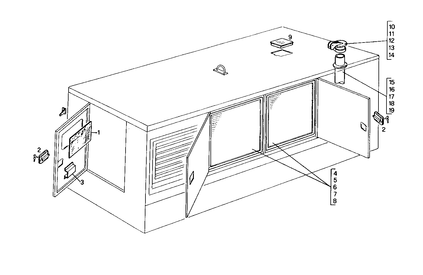 GROUP SHIELDS - GS8061Si16.06 GS8061Si16 parts diagram