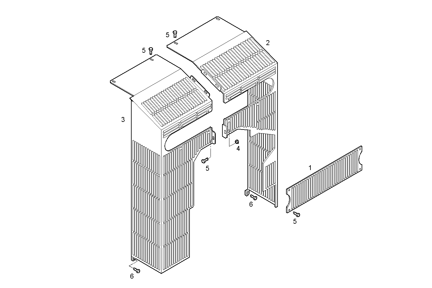 SHIELDS - GENEF200E.A72M NEF 6 electron. parts diagram
