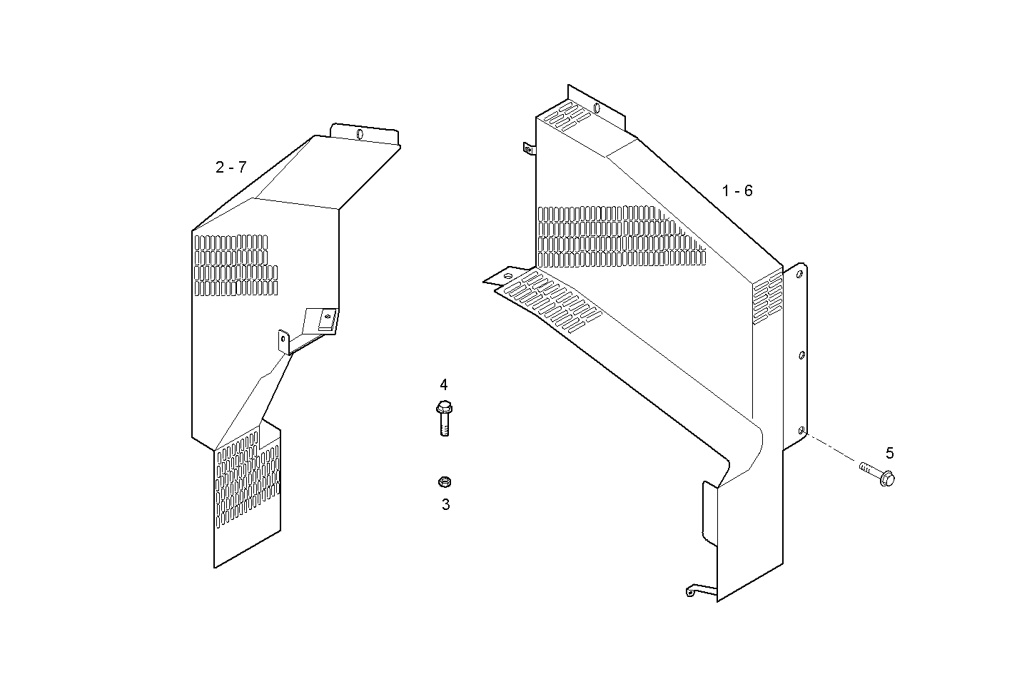 SHIELDS - NEF45TM2.A002 NEF 4 mechanic. parts diagram