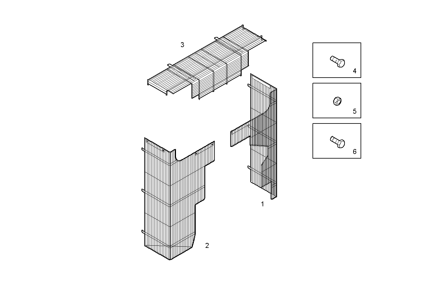 GUARD - GENEF200E.A001 NEF 6 electron. parts diagram