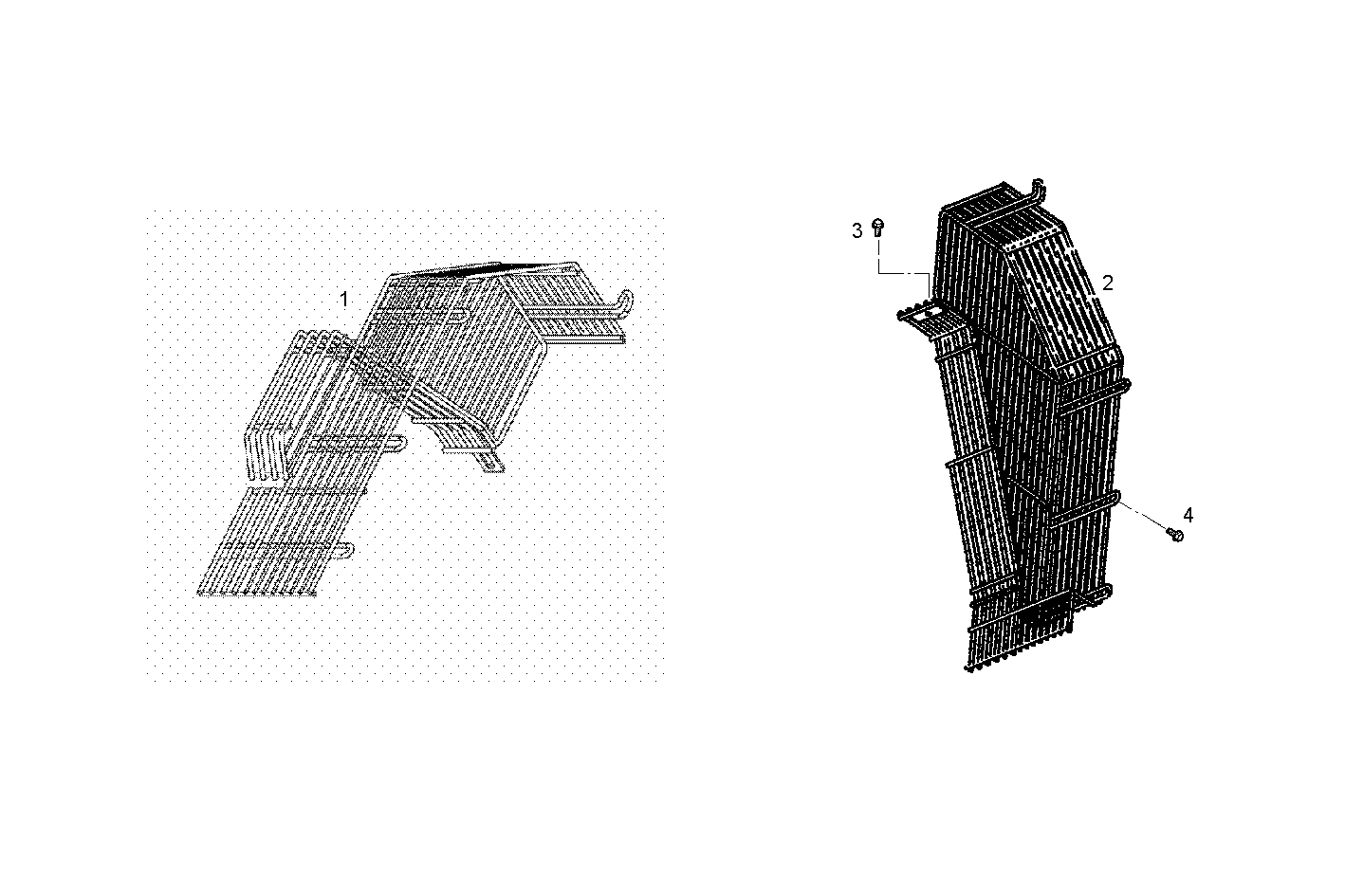 GUARD - GENEF100M.A552 NEF 4 mechanic. parts diagram