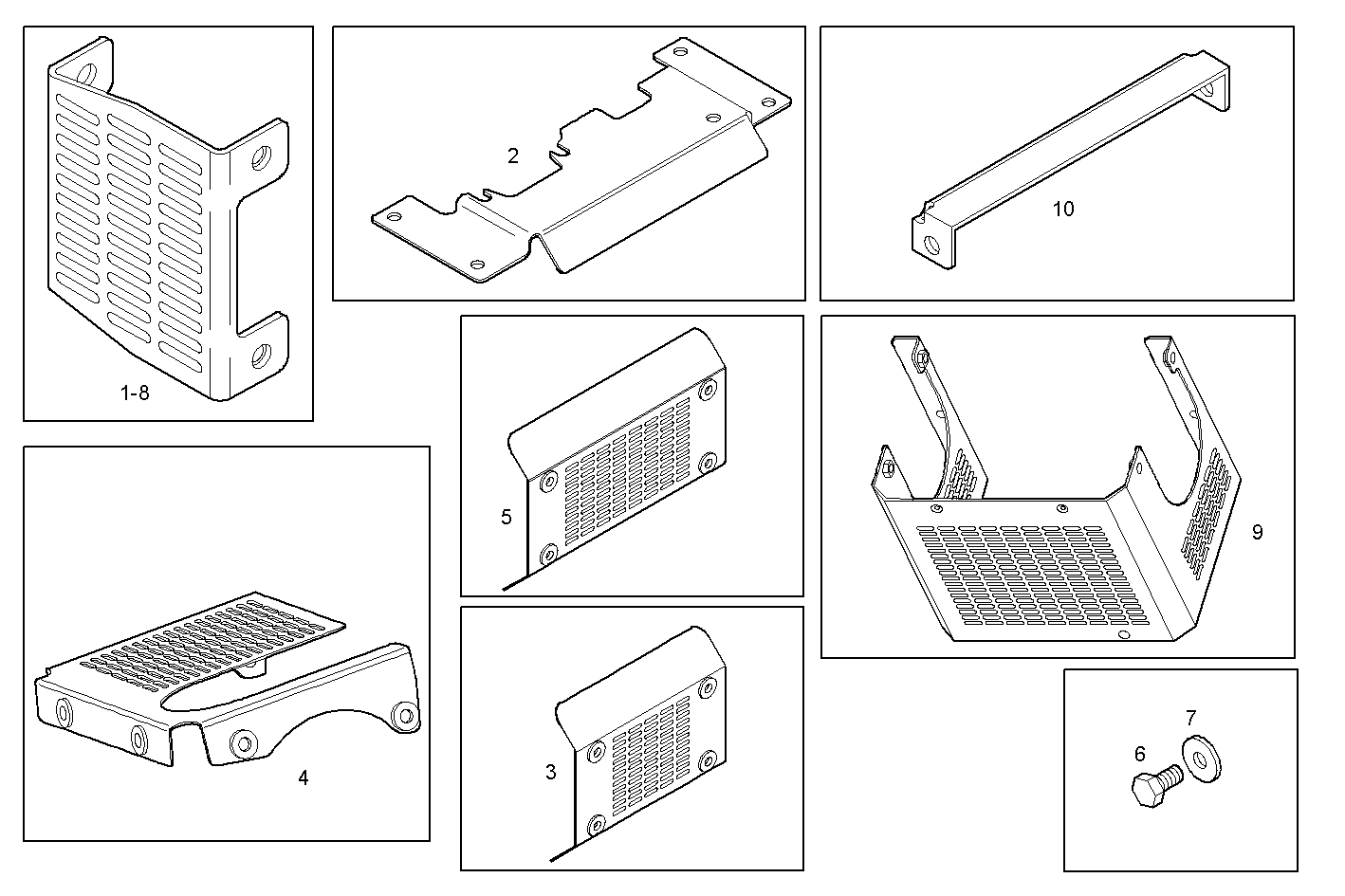 SHIELDS - CURSOR87TE1D.R991 CURSOR 9 - TIER 3 parts diagram