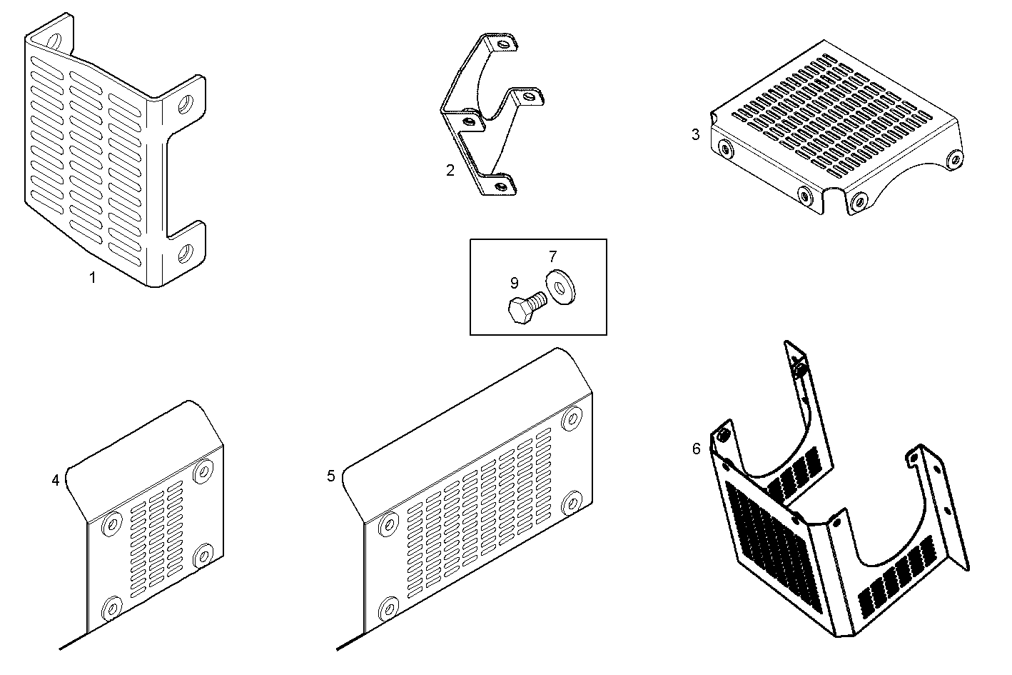 GUARD - C87ENTX20.00 CURSOR 9 - TIER 3 parts diagram