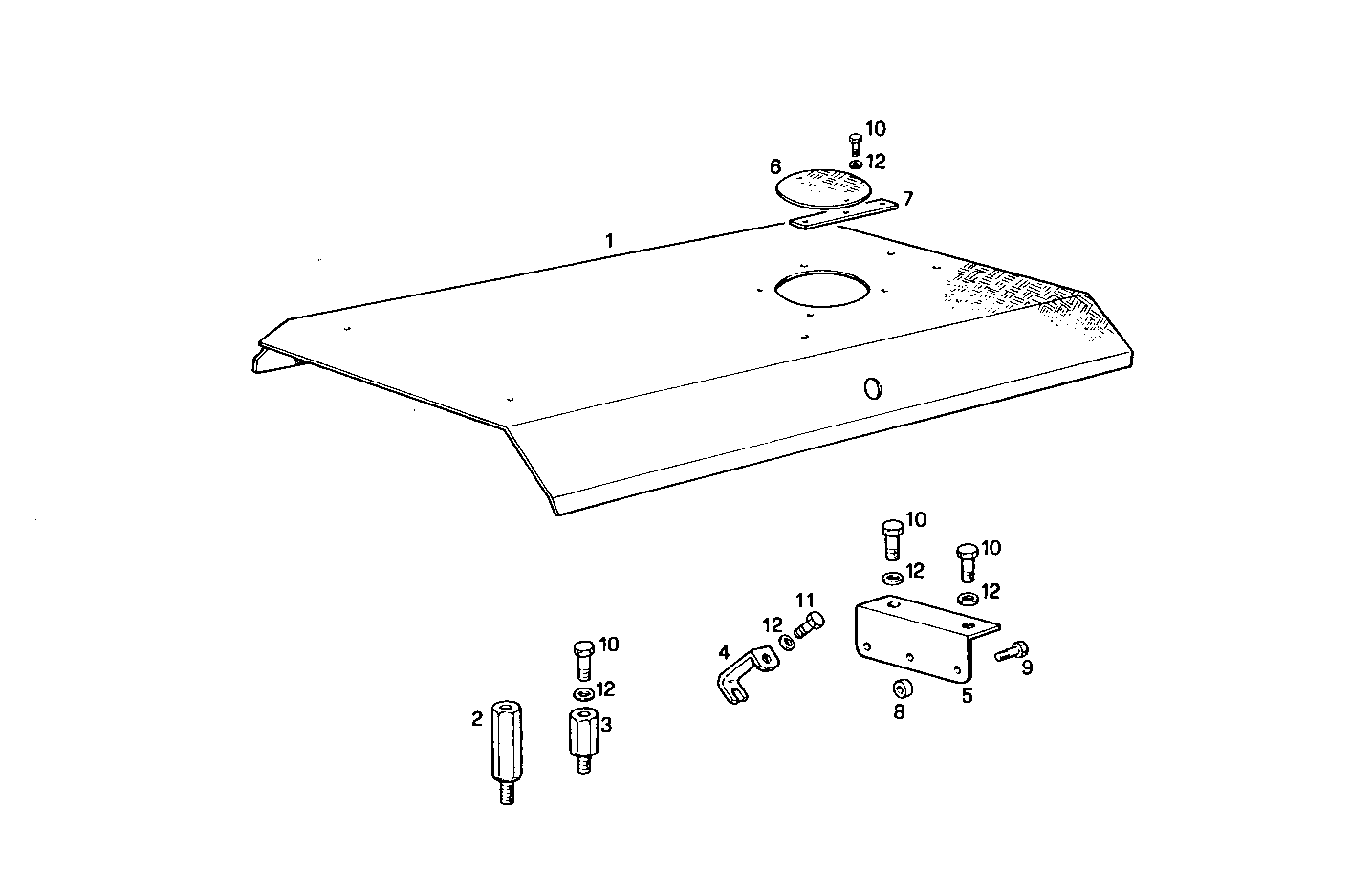 ENGINE ROOM GUARD - 8281SRM44.10 8281SRM44 parts diagram