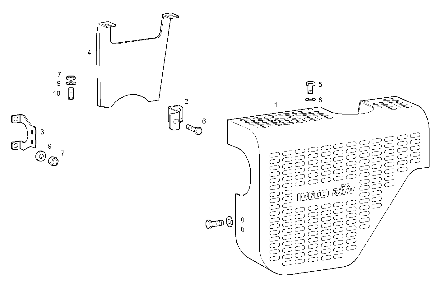GROUP SHIELDS - N60ENTE60.00 NEF 6 electron. parts diagram