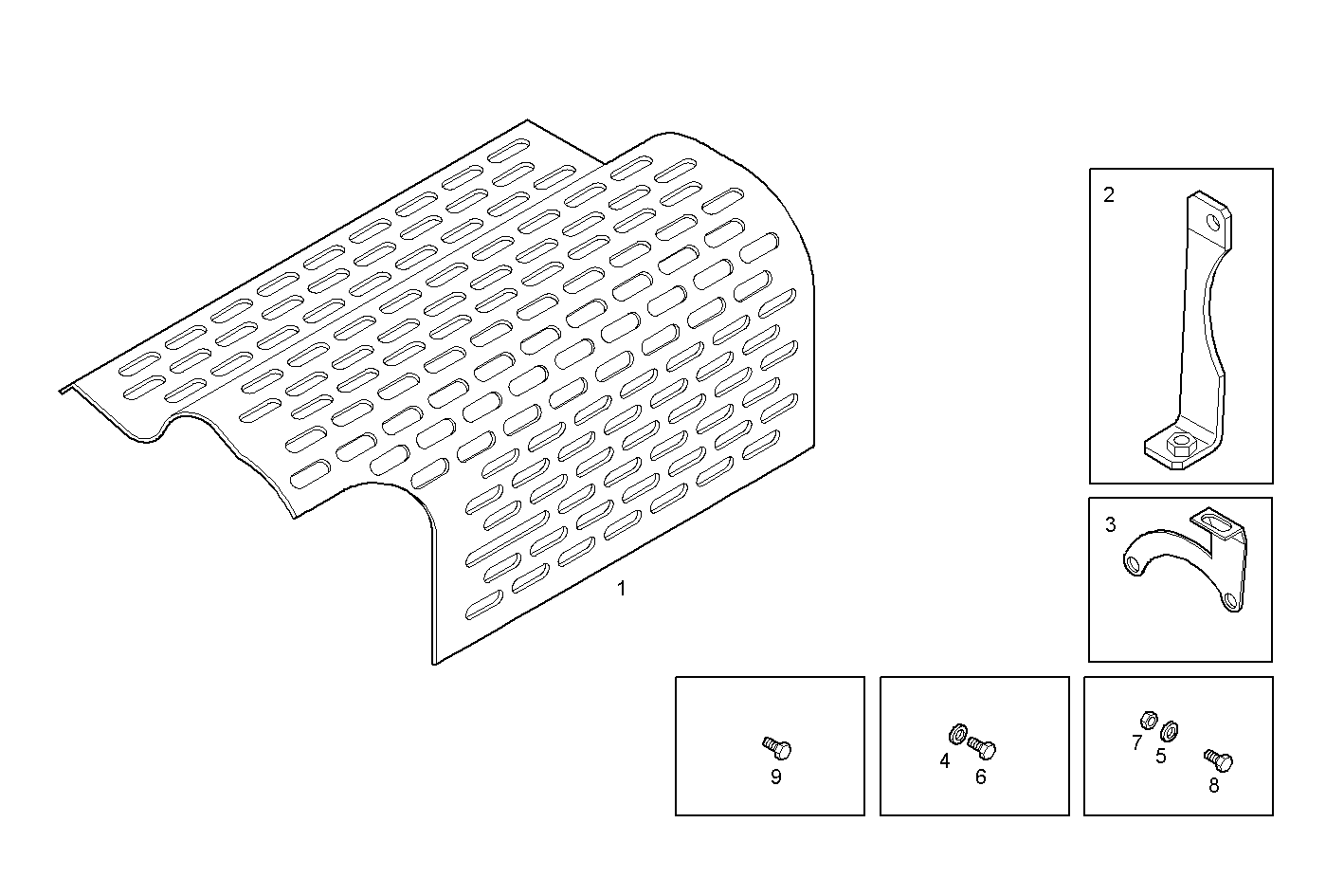 GUARD - GENEF60M.1A71M NEF 4 mechanic. parts diagram