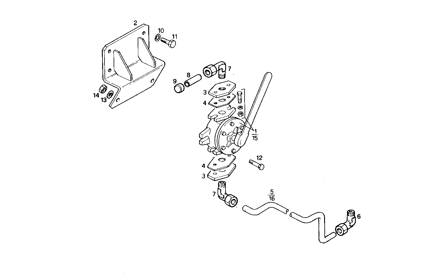 OIL DRAIN PUMP - 8281Si15.00A550 8281Si15 parts diagram