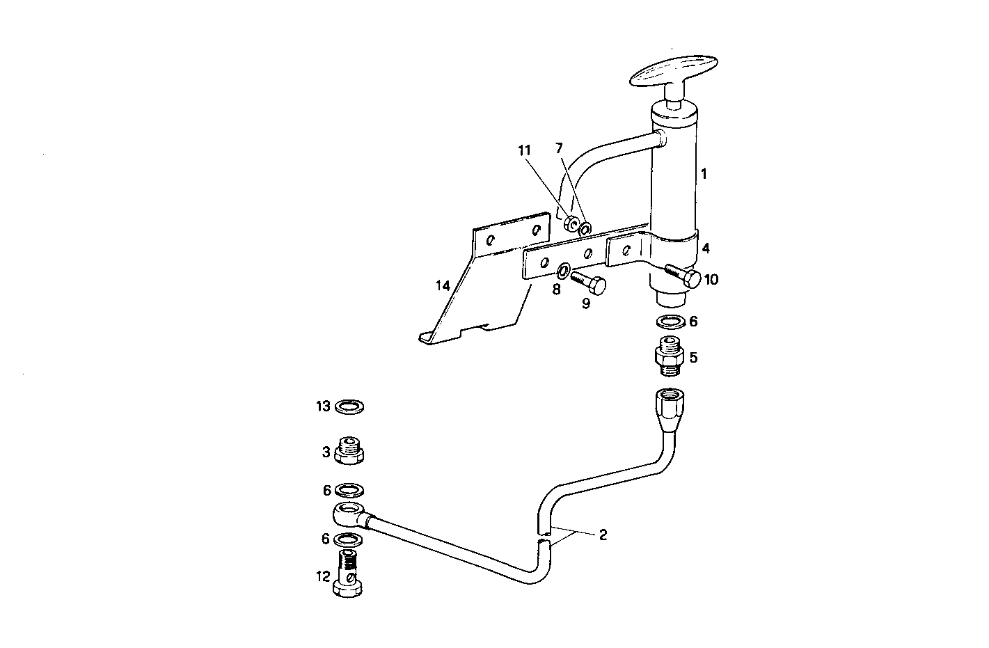 OIL DRAIN PUMP - 8041Si25.55 8041Si25 parts diagram