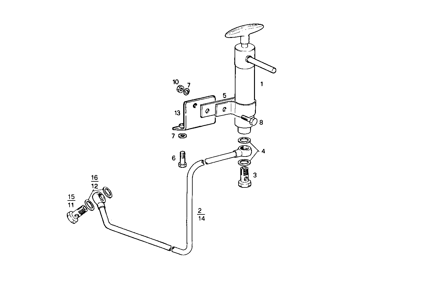 OIL DRAIN PUMP - 7675i15.05 7675i15 parts diagram