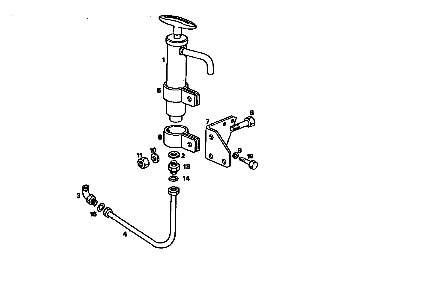 OIL DRAIN PUMP - 8045SE00.50 8045SE00 parts diagram