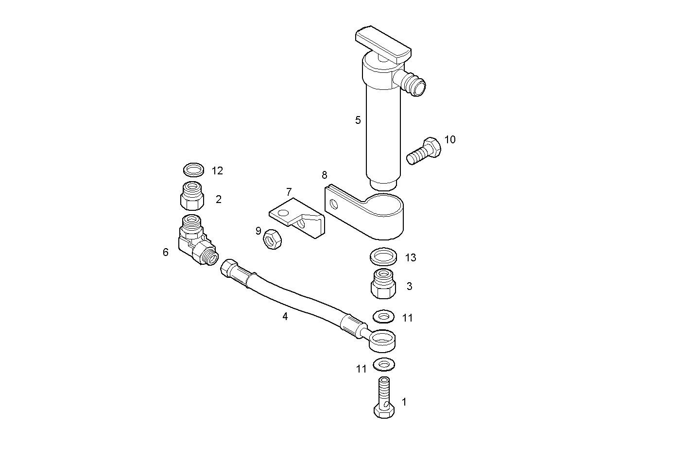 OIL DRAIN PUMP - GENEF200E.A72M NEF 6 electron. parts diagram