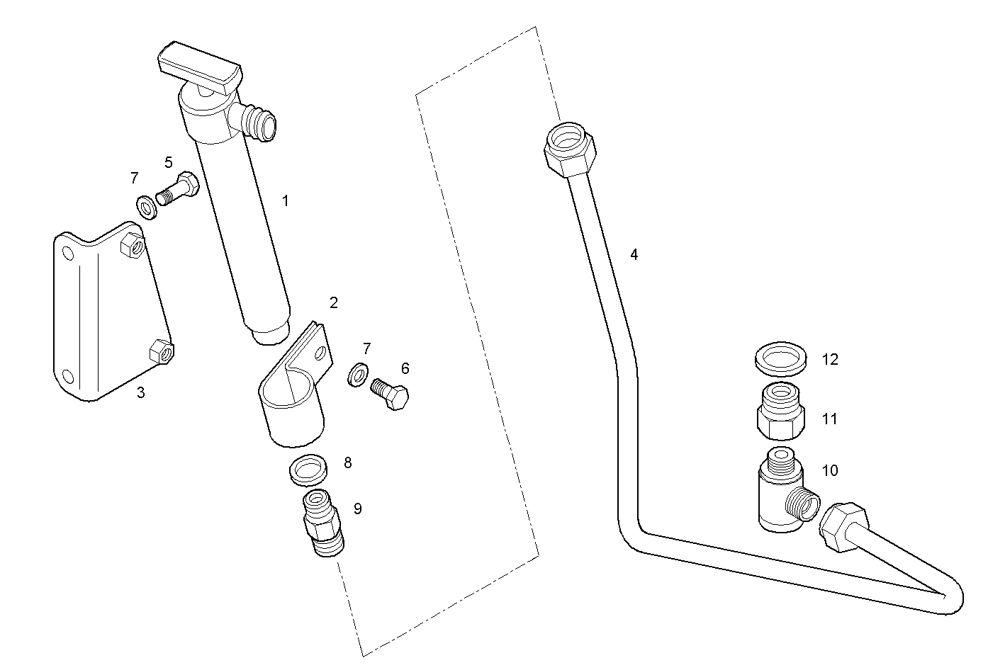OIL DRAIN PUMP - C78ENTE60.10 CURSOR 8 parts diagram