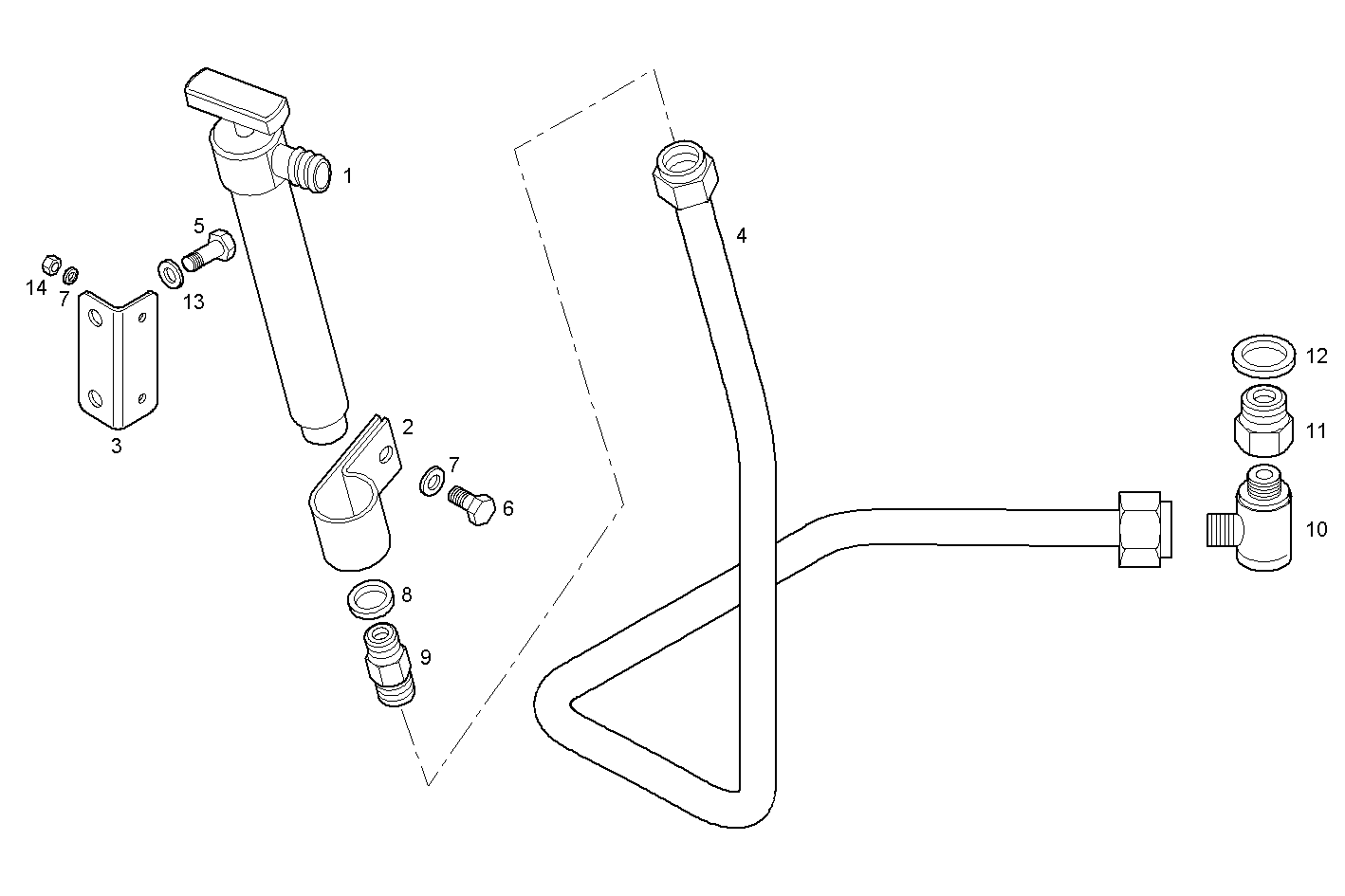 OIL OUTLET PUMP - CURSOR87TE1D.R991 CURSOR 9 - TIER 3 parts diagram