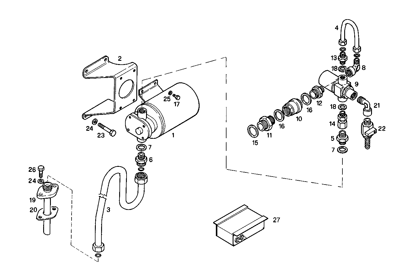 ENGINE PRE-LUBRIC./EXTR. OIL PUMP - C78ENTM50.11 CURSOR 8 parts diagram