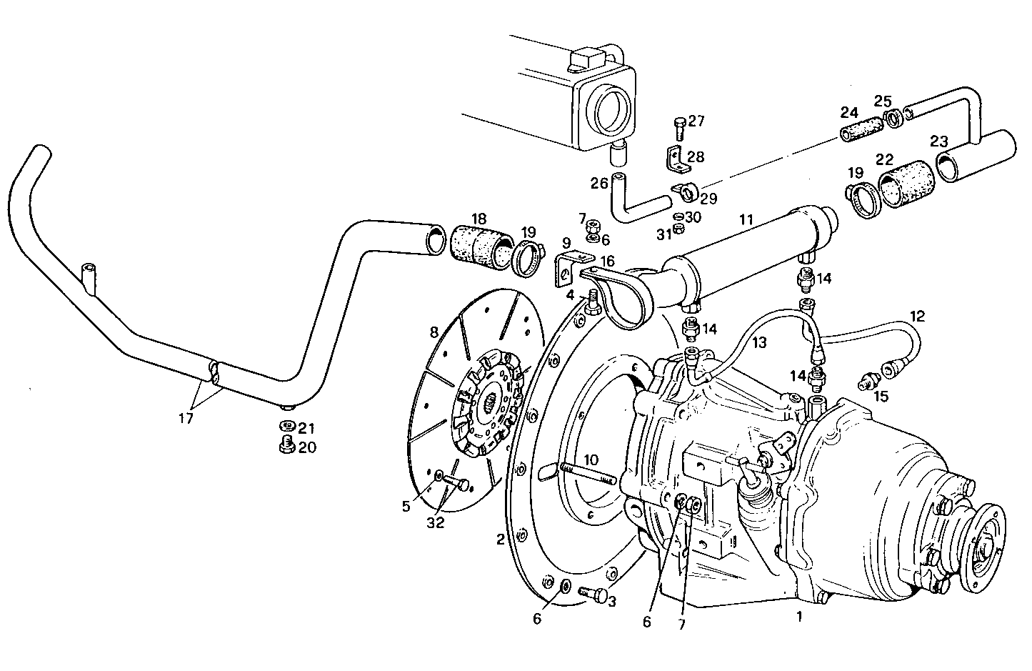 MARINE GEAR BORG WARNER 71 CR - 8041M08.21 8041M08 parts diagram