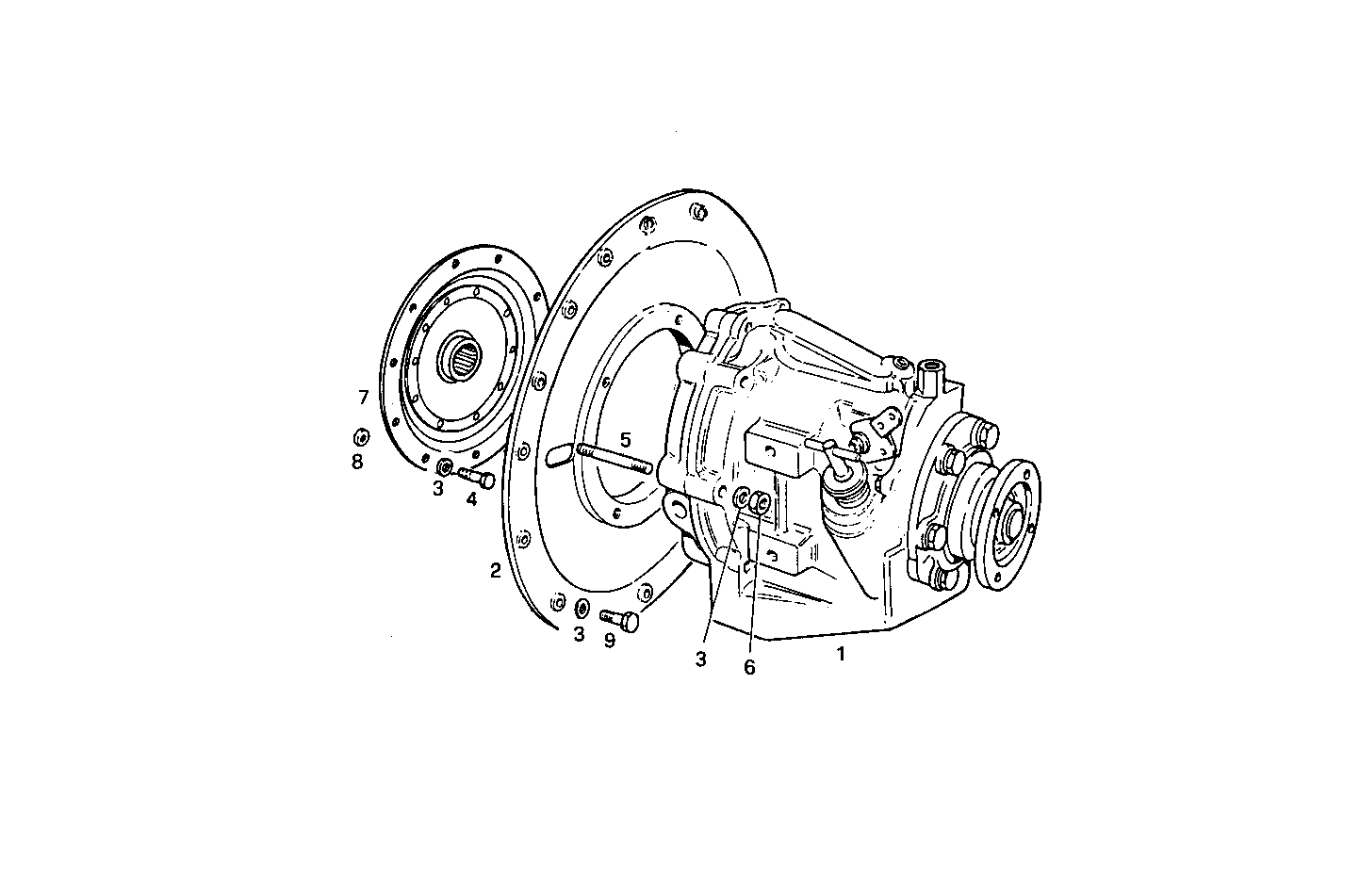 MARINE GEAR BORG WARNER 72 CR - 8061M12.00 8061M12 parts diagram