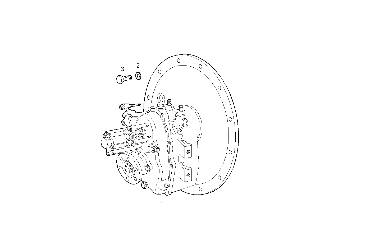 MARINE GEAR - N40ENTM25.10 NEF 4 electron. parts diagram
