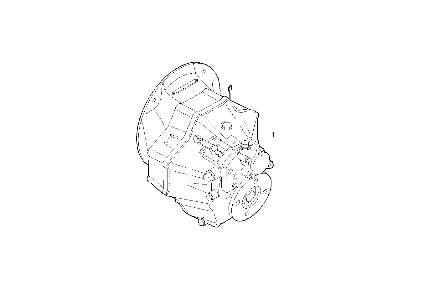 MARINE GEAR - N45MNAM10.01 NEF 4 mechanic. parts diagram