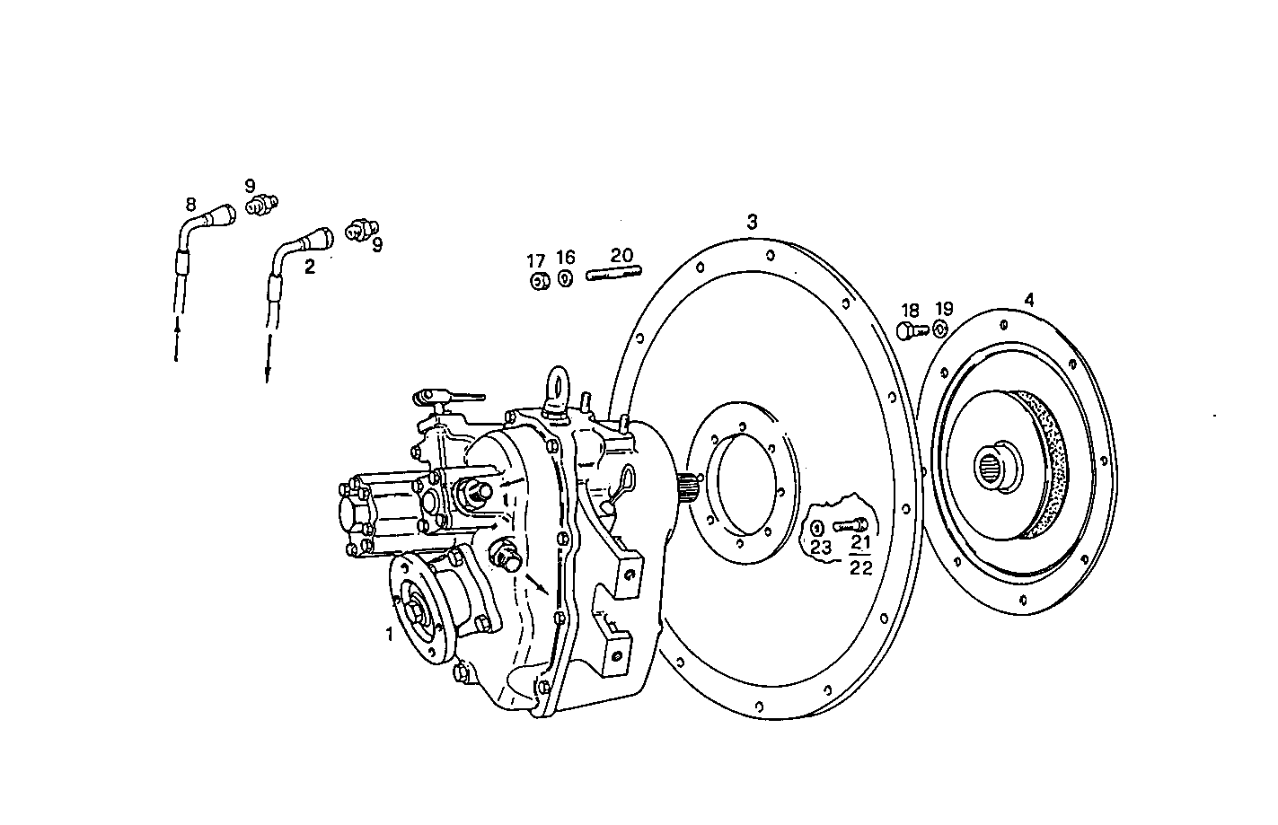 MARINE GEAR TECHNODRIVE TM 545 A - 8061SM20.12 8061SM20 parts diagram