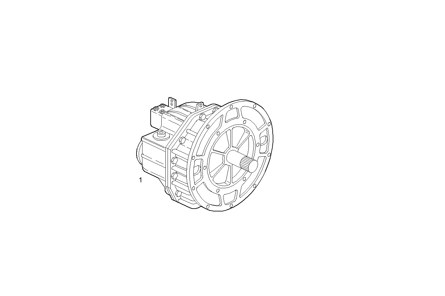 MARINE GEAR - N45MNAM10.01 NEF 4 mechanic. parts diagram