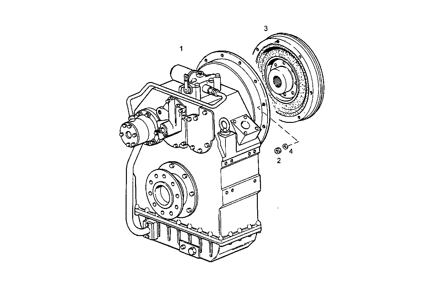 MARINE GEAR ZF-MPM IRM 280-1A - C78ENTM50.10 CURSOR 8 parts diagram